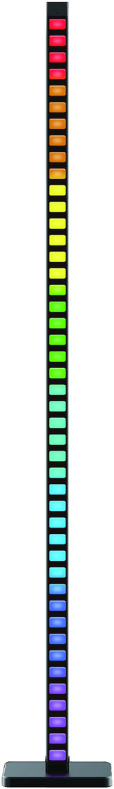 Avide LED Γωνιακό Φωτιστικό Δαπέδου Ψηφιακό RGB με Αισθητήρα Μουσικής και Τηλεχειριστήριο IR